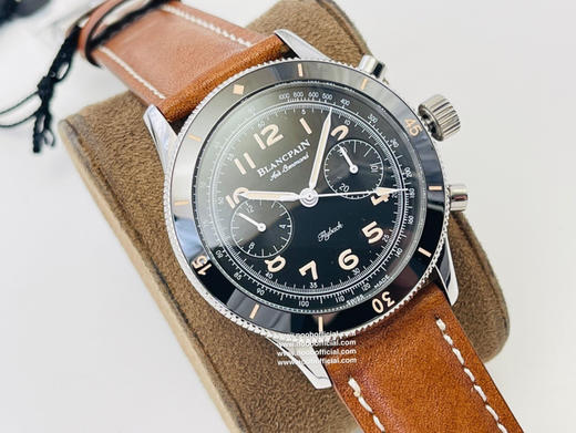 NOOB新品宝珀全新Ait Command空军司令系列AC02，极具传奇色彩的计时码表，新款空军司令在设计上忠于历史传统，并将上世纪50年代的复古风格和宝珀的高级制表工艺充分融合！ 商品图0