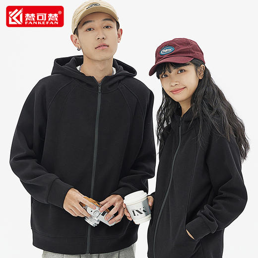 纯棉卫衣定制工作服印logo秋冬长袖连帽团建聚会活动广告工服外套 商品图4