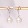 美裕  金18K海水珍珠耳钉 南洋珠 12.5-13mm白 106831 商品缩略图2