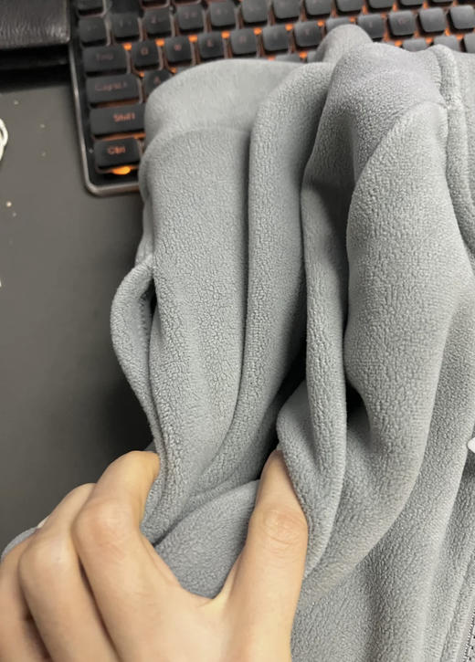 老米优品/ 比男朋友还贴心，比撸猫还舒服🍂《双面摇粒绒羊羔毛外套》蓄热，软糯，好舒服~~拉链卫衣款~ 商品图6