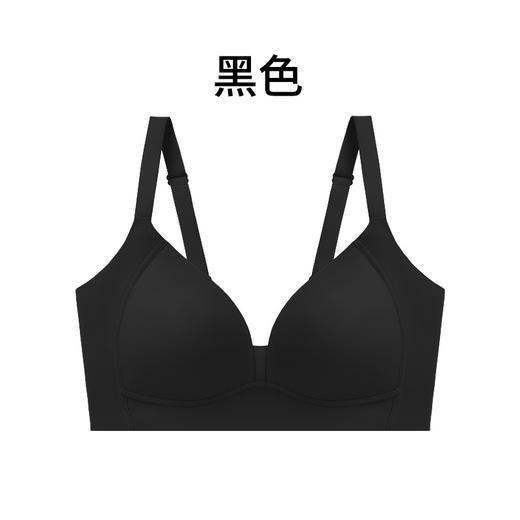 TG-TG02S202秋冬真丝光面无钢圈文胸薄款微收副乳大胸显小桑蚕丝内衣 商品图7