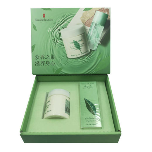 伊丽莎白雅顿·绿茶香水身体霜乳套装·身体乳250ml+绿茶香水50ml 送袋子 商品图4