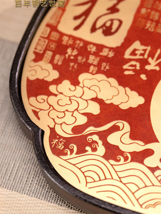 朱炳仁·铜 福满月圆 中秋茶礼 人间至贵是健康 人间至味是团圆 以茶为礼以壶传福 赠长辈敬月光寄思念 商品图2