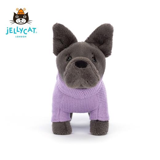 Jellycat 紫色毛线衫法国斗牛犬 商品图1