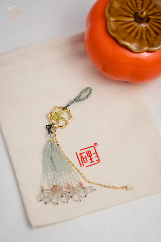 “柿柿如意”罐+原创“梅兰竹菊”压襟 商品图7