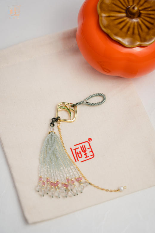 “柿柿如意”罐+原创“梅兰竹菊”压襟 商品图6