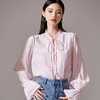 芳外【法式系带衬衫】23秋款灯笼袖显白女式衬衫 商品缩略图0