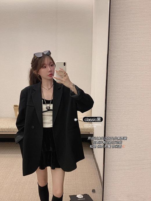 金蘑菇菇 minty ice 新季冰氧防晒西装/ 高级感西装外套韩版宽松 商品图2