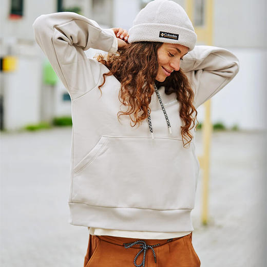 哥伦比亚女式净色连帽卫衣AR8807 商品图0