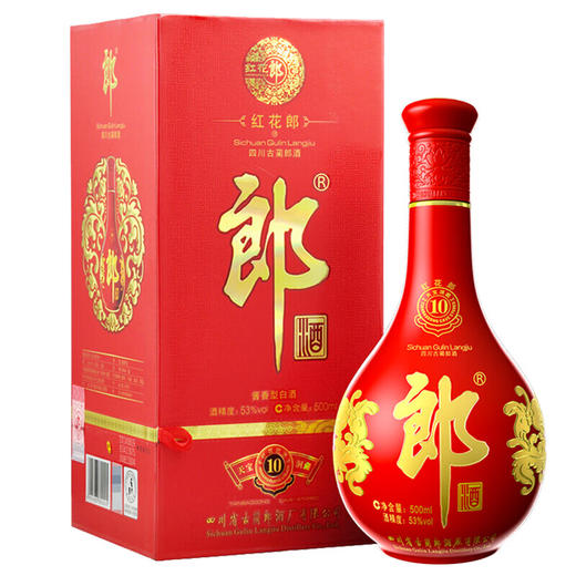 红花郎酒53度500ml（10年） 商品图0