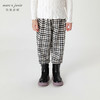马克珍妮秋装新款 女童黑白格纹纯棉休闲裤萝卜裤231583 商品缩略图0