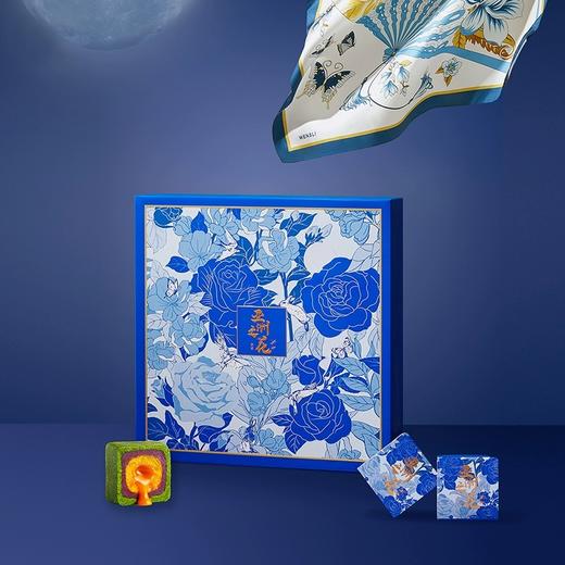 WENSLI/万事利 《亚洲之花》小方巾+月饼组合 商品图2