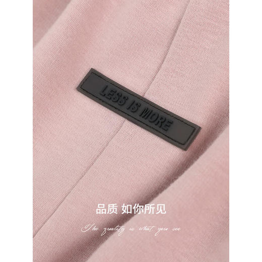 COCOBELLA时尚气质宽松高腰直筒裤女秋冬加厚银狐绒休闲裤PA932 商品图4