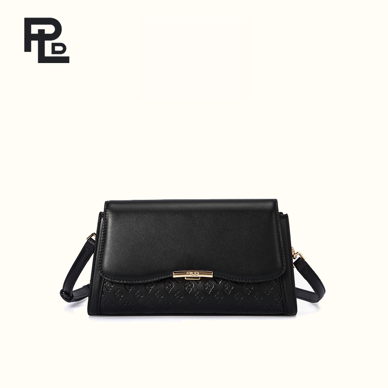 保兰德PLD  经典老花手提小方包 大容量通勤女单肩斜挎包