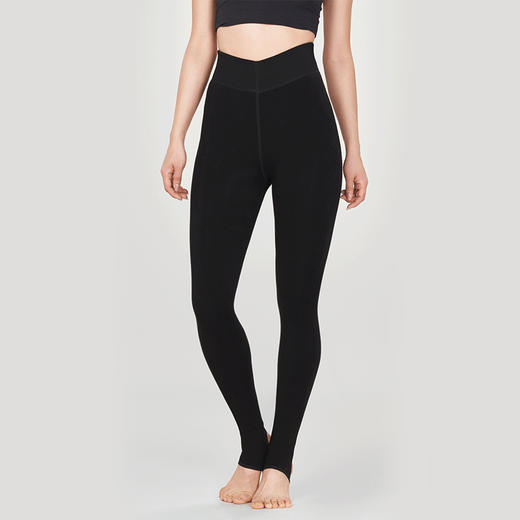 都市丽人强暖打底裤秋裤负15至负5度适穿粘纤踩脚裤加厚款一体裤保暖裤LG34B1 商品图0