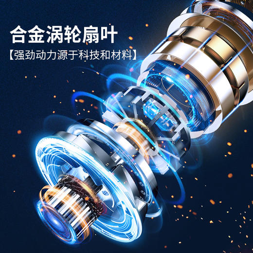 【可吹可吸 无线束缚】SUITU 车载无线吸尘器 120W多功能清洁吹吸手持 高颜值小巧便携 车家两用 商品图2