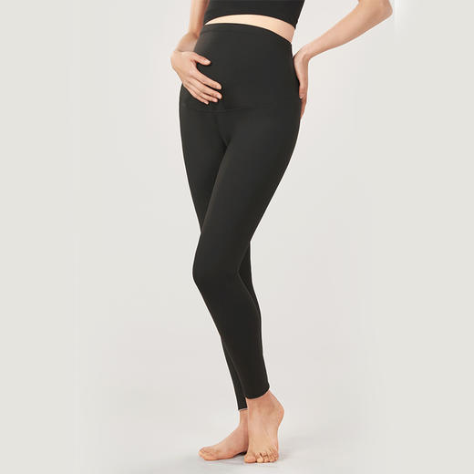 都市丽人强暖打底裤秋裤负15至负5度适穿锦纶孕妇九分打底裤厚款孕妇裤保暖裤LL39A2 商品图0
