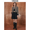 VIMAGE纬漫纪冬季新款时尚休闲通勤百搭简约直筒显瘦短裤V2005619 商品缩略图1