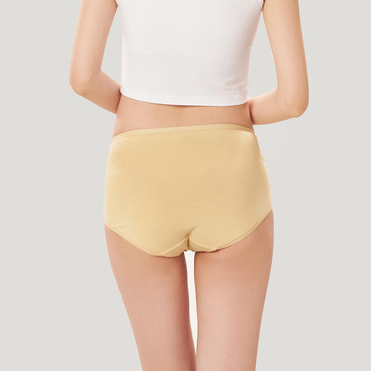 都市丽人健康系列棉质中腰平角女士内裤新年本命年红品LK35H3 商品图2