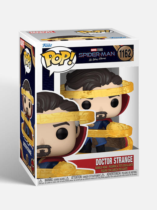 Funko POP美漫蜘蛛侠英雄无归第三季奇异博士施展咒语金属款手办摆件 67603 商品图4