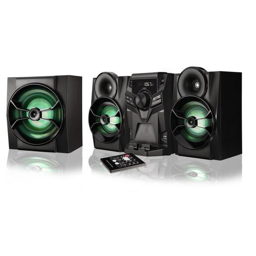 美国沃尔玛Blackweb 1000W 高保真蓝牙立体声组合音响，带 Cd 播放器和调频收音机 商品图0