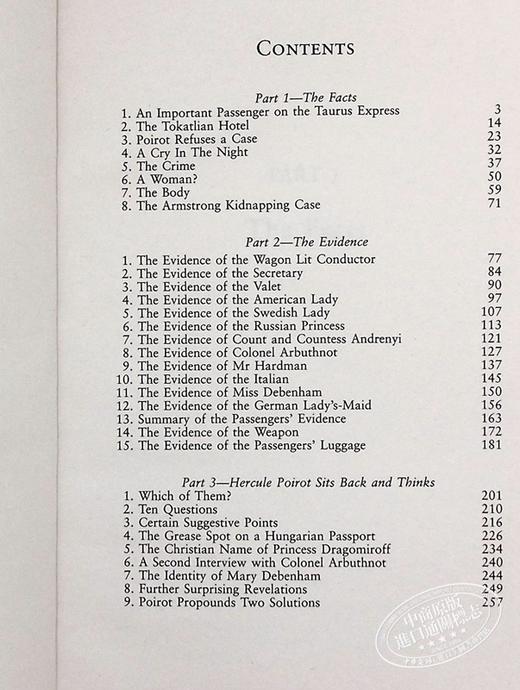 预售 【中商原版】阿加莎系列 东方快车谋杀案 Poirot  Murder on the Orient Express 英文原版 Agatha Christie 商品图4