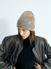 双成记翻边羊毛针织套头帽 商品缩略图3