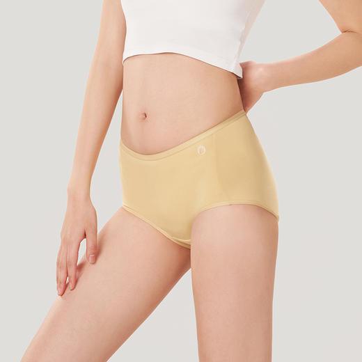 都市丽人健康系列棉质中腰平角女士内裤新年本命年红品LK35H3 商品图1