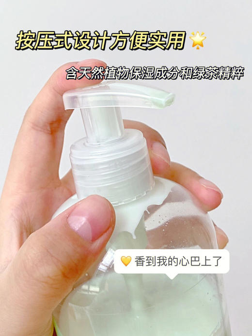 秋冬好物【润而不腻 轻薄滋润】雅顿绿茶身体乳500ml /沐浴露500ml  清新绿茶香味 男女滋润保湿清爽 香体白茶 润肤乳 商品图3