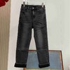 01-1 潘依绣丁丁宠粉【今日新品】定制加绒黑灰色牛仔裤  D5240 商品缩略图0