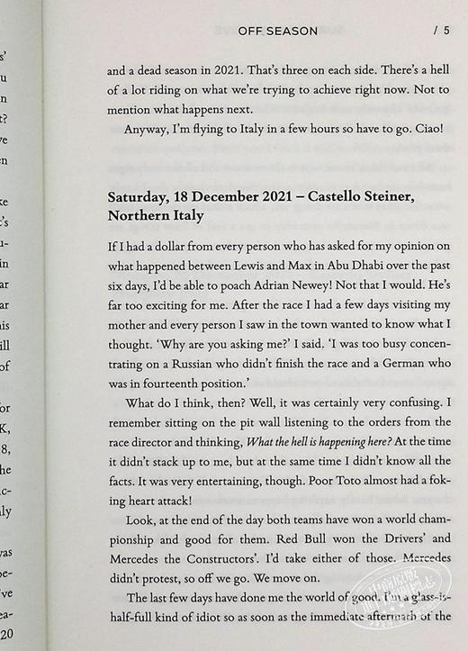 【中商原版】根瑟 施泰纳自传 Surviving to Drive 疾速争胜 世界一级方程式赛车书 英文原版 Guenther Steiner 商品图5