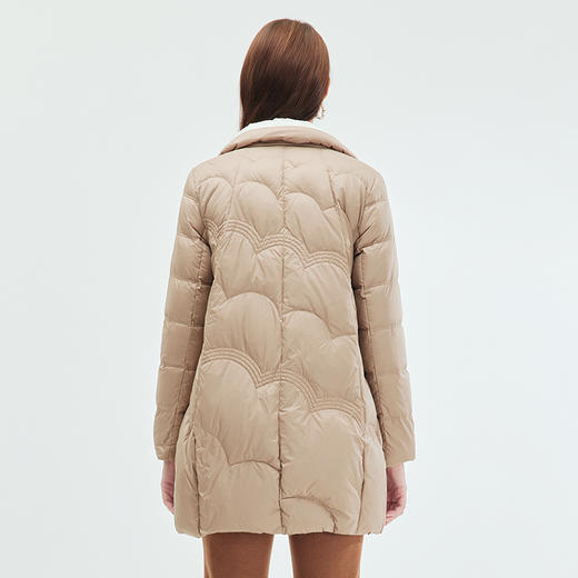 EITIE爱特爱冬季新款连帽保暖女中长款羽绒服7211925 商品图4