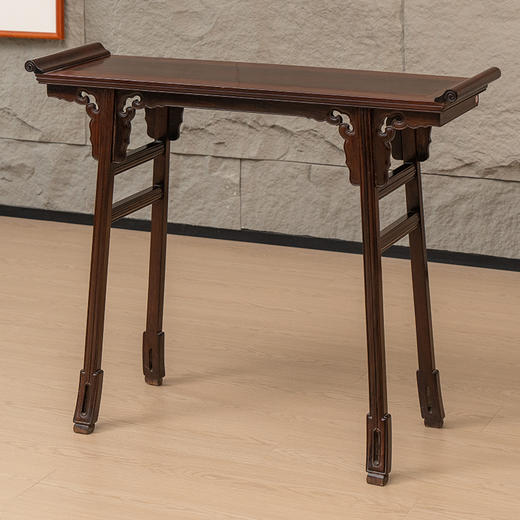 清 红木夹头榫如意云纹翘头案 商品图4