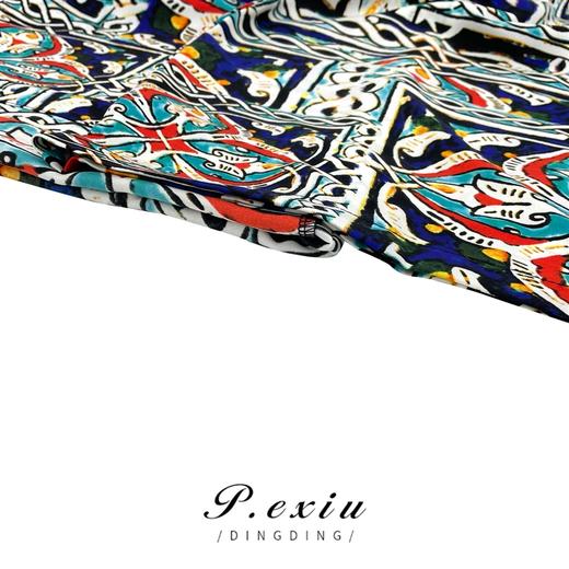 04-6潘依绣丁丁宠粉夏季宽松复古民族风时尚抽绳直筒休闲裤 WH23063 商品图3