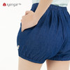 C2092艾扬格life丹宁蓝纯色男女同款牛仔色瑜伽短裤 商品缩略图3