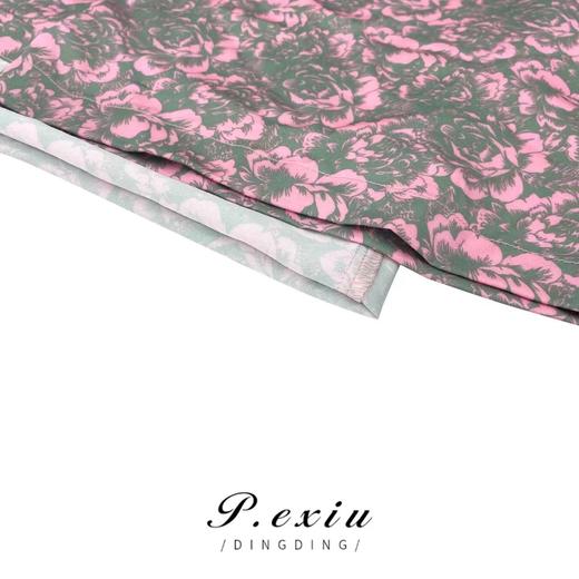 01-1潘依绣丁丁宠粉【清凉感】宽松复古百搭阔腿裤印花休闲裤W-61266 商品图3