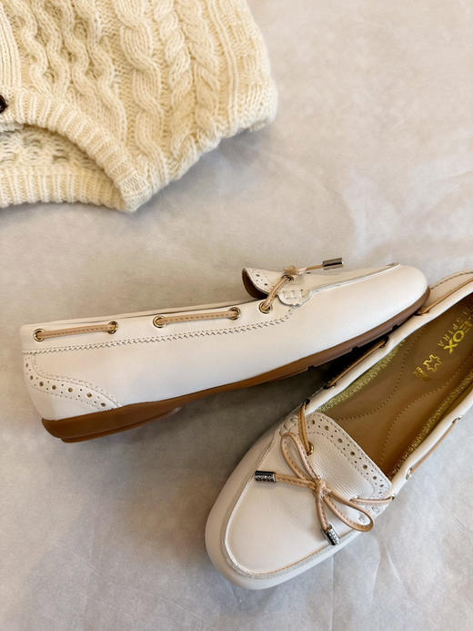 如jia白送 裸装无原盒 GE经典莫卡辛 牛皮豆豆鞋 会呼吸的单鞋 商品图2