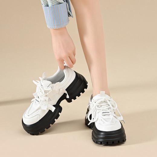 ZHR网面老爹鞋女厚底女鞋秋季百搭休闲鞋女鞋子女百搭女士运动鞋 商品图1