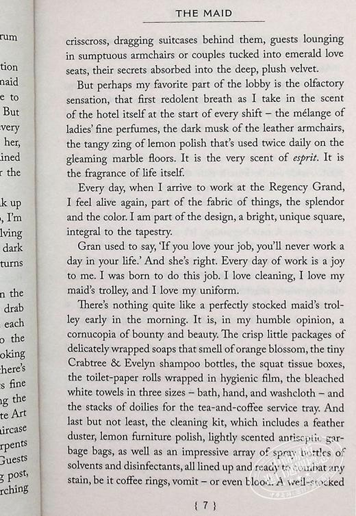 预售 【中商原版】酒店女仆 The Maid 英文原版 Nita Prose 奇幻惊悚悬疑小说 商品图4