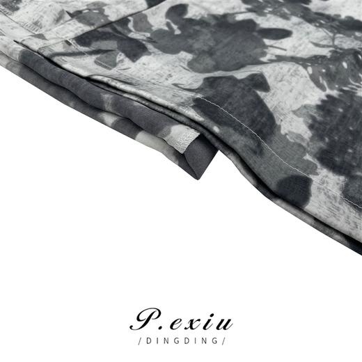 3-1潘依绣丁丁宠粉  宽松气质显瘦抽绳松紧腰墨染休闲裤 Z1339 商品图2