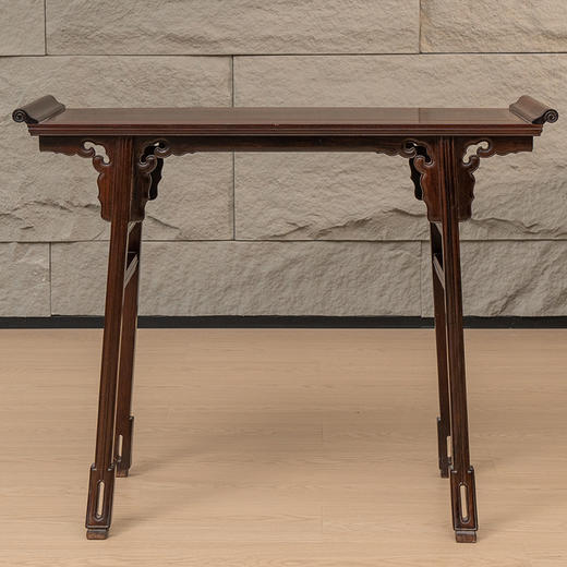 清 红木夹头榫如意云纹翘头案 商品图0