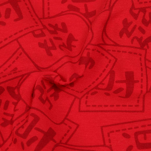 都市丽人基础系列棉质高腰平角女士内裤新年本命年红品LK35K7 商品图4