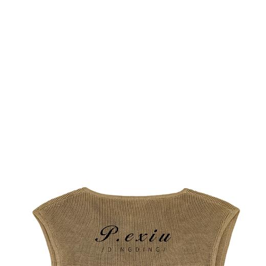 PanYiXiu/潘依绣秋季新款气质修身显瘦V领无袖针织背心 ZZ0250 商品图2