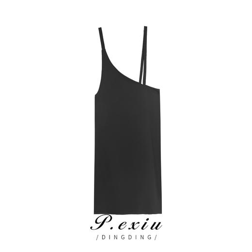 03-4潘依绣丁丁宠粉夏季不规则设计感小众气质显瘦吊带连衣裙 MY23126 商品图0