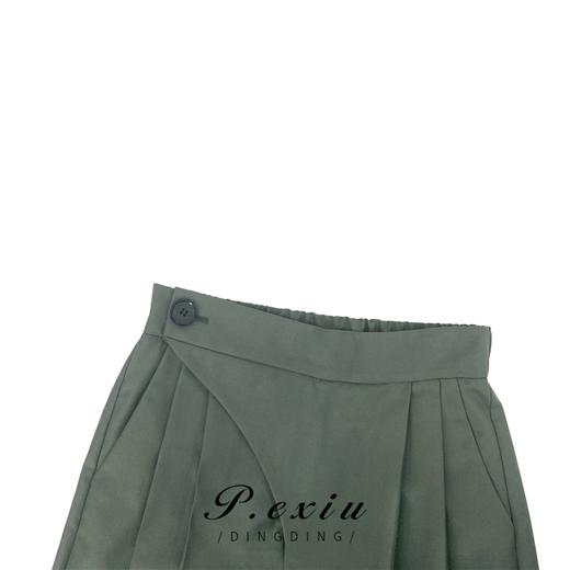 04-3潘依绣丁丁宠粉PanYiXiu/潘依绣【大约在夏季】不规则休闲阔腿时尚直筒裤 SH5012 商品图2