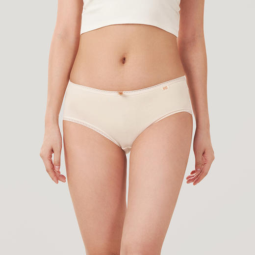 都市丽人健康系列棉质三角女士内裤新年本命年红品中腰三角裤LK32D8 商品图0