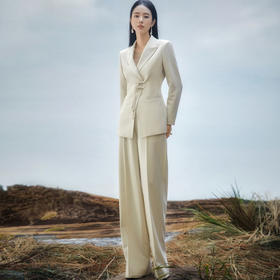 IWY/扶摇系列 复古米白色西装套装FYCP203
