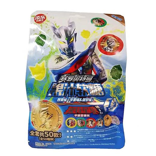 添乐卡通王果汁软糖(双果味)50g（苹果味菠萝味）50g/袋 商品图0