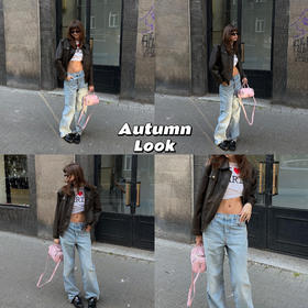 NUTH Style｜喜欢秋天的风，以及和发色刚好配衬的夹克🤎