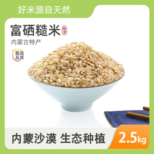 富硒糙米(氮气保鲜)(2.5kg（250g×10袋）/盒） 商品图1